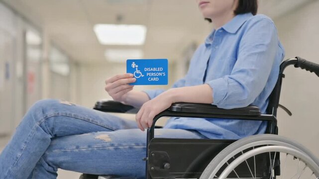 Disabled person's card.