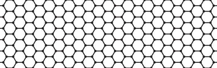 Obraz premium hexagon pattern. Seamless mesh background. Abstract honeycomb background. Vector illustration grid pattern for sport