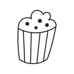 Chocolate muffin doodle