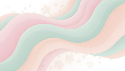 Minimal Pastel Gradient Waves Background