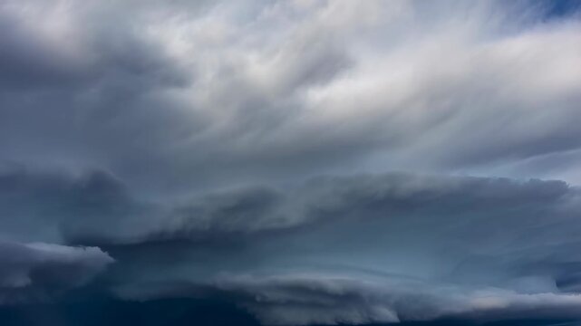 Dramatic cloud formations rolling across the sky. Capturing the beauty and power of nature's weather patterns