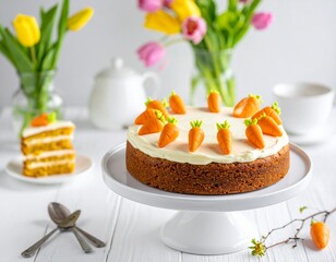 Karottenkuchen mit Frischk&auml;se-Frosting