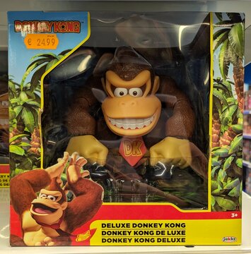 Mu&ntilde;eco de Donkey Kong en jugueter&iacute;a Juguettos en Madrid, Espa&ntilde;a, 25 de enero de 2026