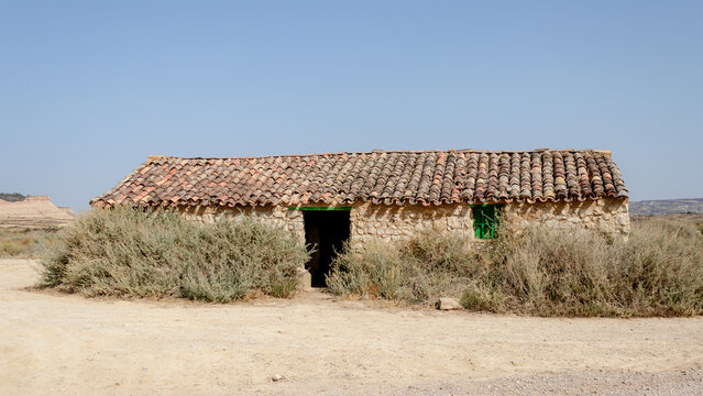 Traditional farmer's hut in Navarra, Spain