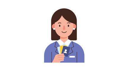 Professional Female Medical Nurse Holding a Smartphone