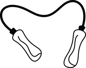 Two black earbuds connected by a cord with one earbud upright and the other lying down electronic © Frd Art
