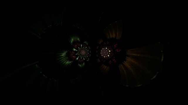 Hyperspace torus formation resembling an awakened third eye, fractal dmt realm unfolding in psychedelic geometry, immersive visionary art environment inspired by elf machine dimensions

