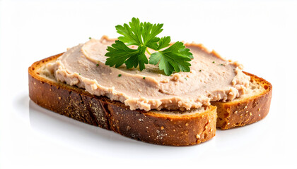 Cretons Pork Spread on White Background