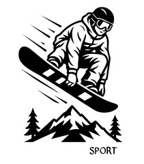 Snowboarding, Slopestyle, Big Air, Jibbing, Freeride, free style, jumping. Sport is a game of winning