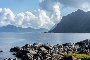 Rocky coast in Norway