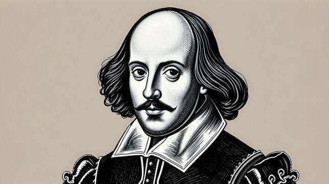 Shakespearean Portrait: A Man of Letters and Mortality