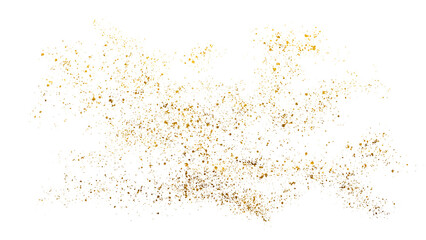 Luxurious golden glitter particle for elegant decoration