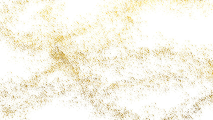 Luxury Golden Glitter Particles and Shimmering Dust for Elegant Wedding Invitations card