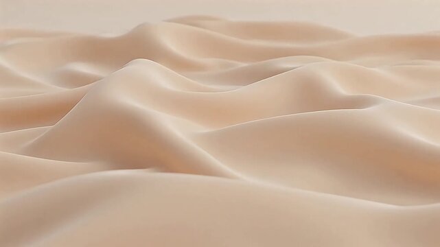 Soft undulating fabric surface