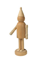 Wooden peg doll