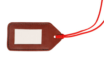 Blank luggage tag