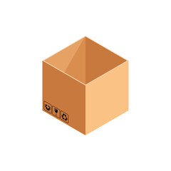 isometric cardboard assets for UI UX needs, or for any design.