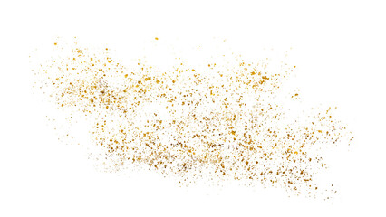 Luxury Golden Glitter Particles and Shimmering Dust for Elegant Wedding Invitations card
