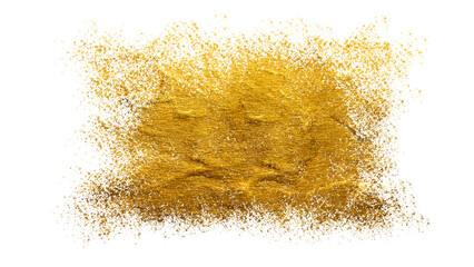 Luxurious golden glitter particle for elegant decoration