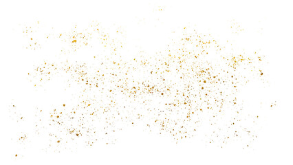 Luxurious golden glitter particle for elegant decoration