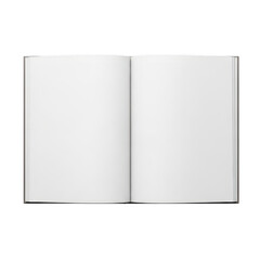 Naklejka premium An open book with blank pages, ready to be filled with knowledge and ideas. isolated on transparent background