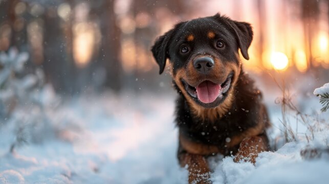 Rottweiler In Snow Images – Browse 2,944 Stock Photos, Vectors, and ...