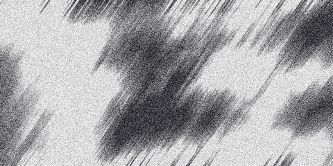 Abstract monochrome textured background with diagonal brush strokes and grainy noise effect creating a dynamic and artistic visual pattern for design projects Keywords: abstract, monochrome © Jobless 