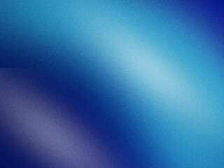 Obraz premium Blauer abstrakter Gradient Hintergrund mit weichem Lichtverlauf und feiner Körnung