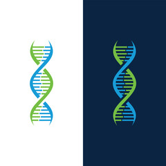 spiral DNA helix logo symbol