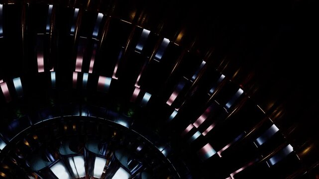 Peaceful 360 decorative mandala rotating in smooth symmetry, designed as a relaxing ambient loop for family homes, wellness studios and modern interior design environments
