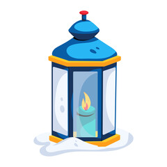 illustration of a lamp  svg