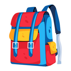 school backpack isolated  svg