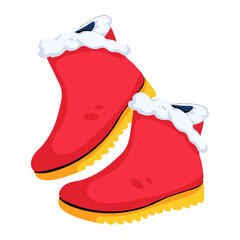 santa claus shoe