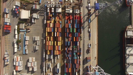 Containers The Port Aerial View