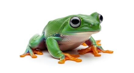 Obraz premium green tree frog
