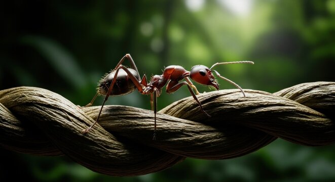 ants on the ground