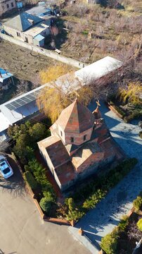 St. Mariam Astvatsatsin Church in Arevshat with drone