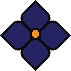 Fototapeta premium Stylized illustration of a healthy young woman doing yoga outdoors in a serene park, mindfulness and well-being, calm and peaceful