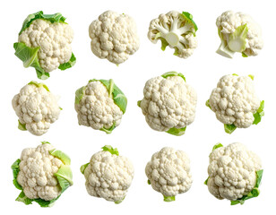 Firefly_Blue human eye ball isolated on transparent background - Firefly_PNG Photo of a -Cauliflower-, top view, isolated on white background  (2)