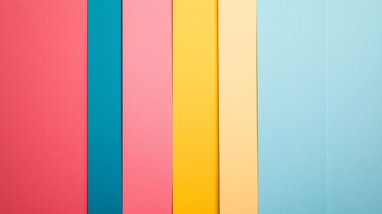 Colorful Stripe Background with Pink, Blue, Yellow and Pastel Tones