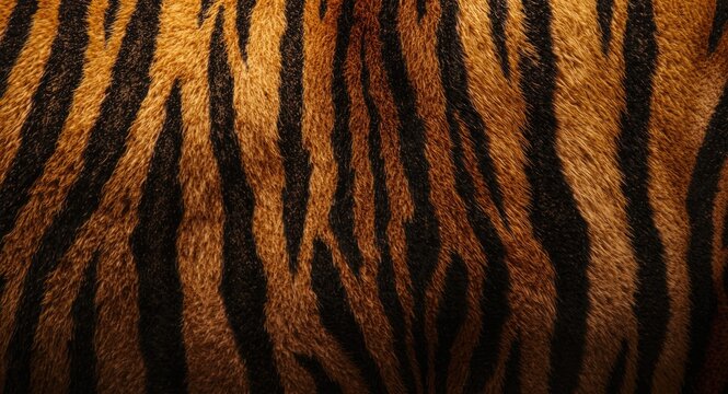 Striped animal fur pattern repeating like tiger skin texture