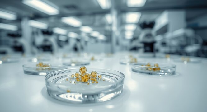 Laboratory quality control analysis of oil droplet formation in scientific experiments