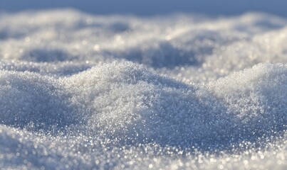 Flat snow texture with fine granular detail, evenly lit winter daylight