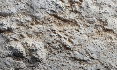 Flat texture of crushed limestone surface, pale mineral granular layer