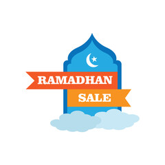 Ramadan sales promotion label template