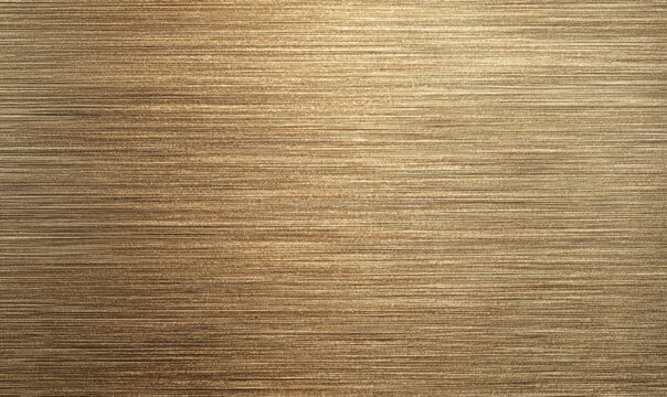 texture of brushed brass surface with fine linear grain