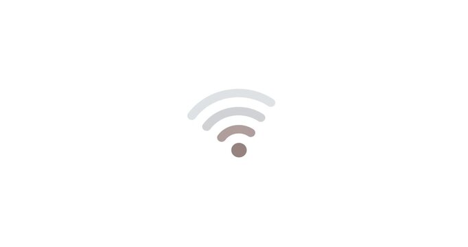 WiFi signal for wireless internet concepts