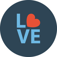 A modern business concept illustration featuring a vector cloud icon and a heart symbol button designed as a digital sticker for website data technology