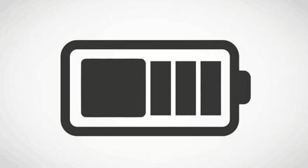 Battery level indicator showing low power status.