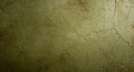 Olive toned gradient backdrop featuring cracked grainy stone texture with rough surface and copy space